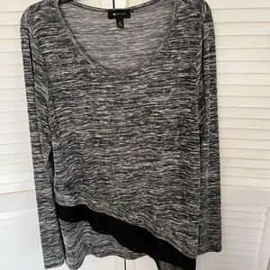 Black and white dressy shirt​